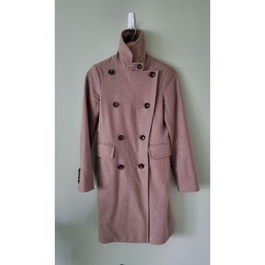 Club Monaco|Wool-blend double breasted pea…